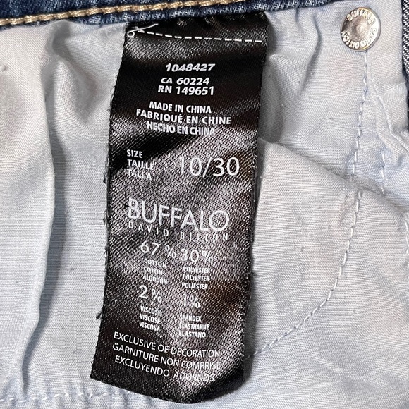 Buffalo David Bitton (FRANCESCA) Mid-Rise Skinny Stretch Blue Jeans Size 10/30 - Picture 8 of 15